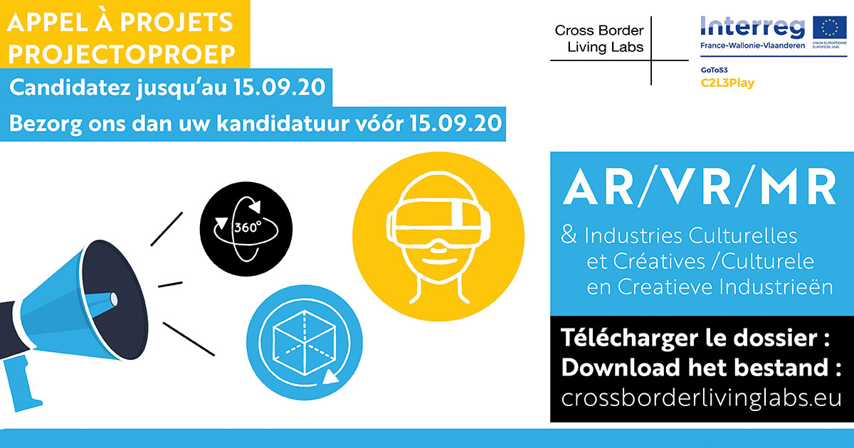 Projectoproep 9 | AR/VR/MR & Culturele en Creatieve Industrieën